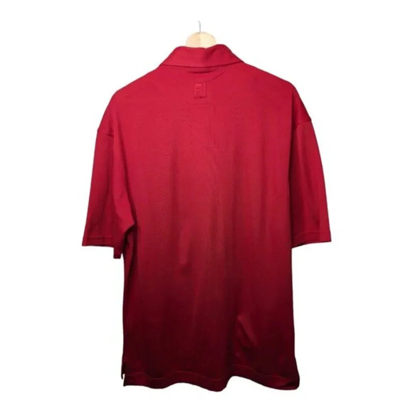FootJoy ProDry Performance Mens Size L Red Stretch Pique Polo Golf Shirt - Picture 7 of 13